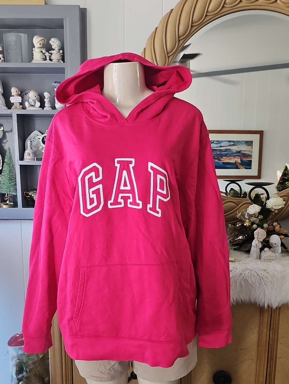 Gap Hooded Pink Sweatshirt Size XXL